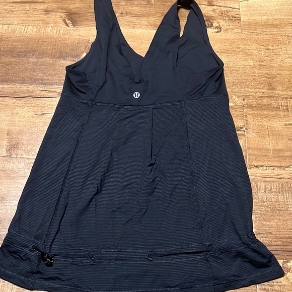 Lululemon TaTa Topper Cinch Waist Striped Tank - Picture 4 of 8